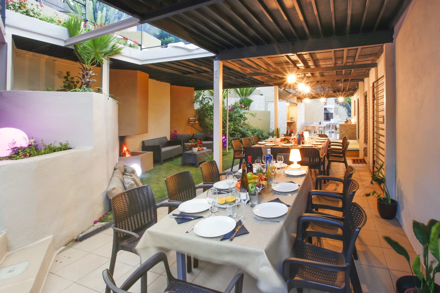 Villa Barcelona Coast rental dining room 