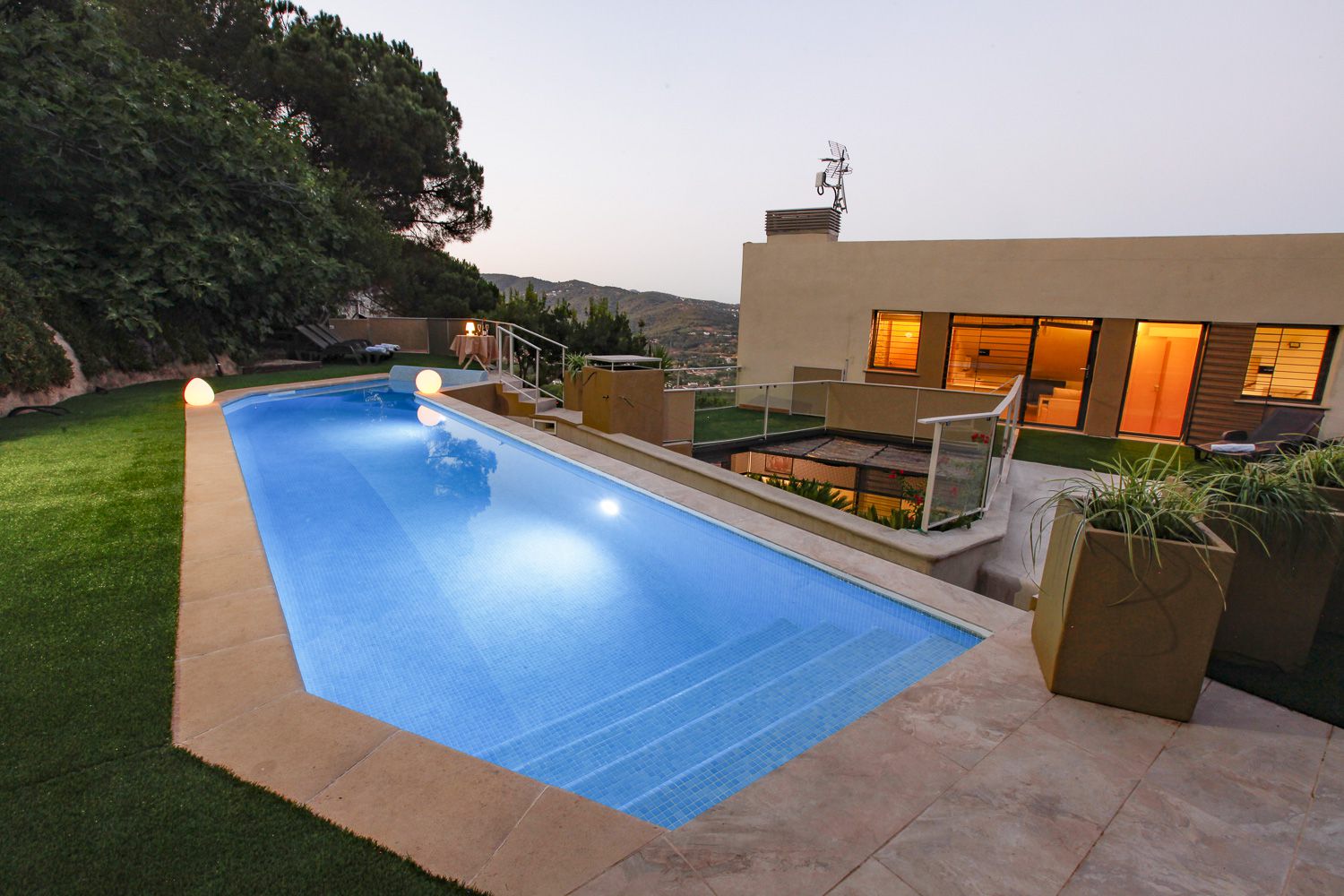 Villa Barcelona Coast rental pool 