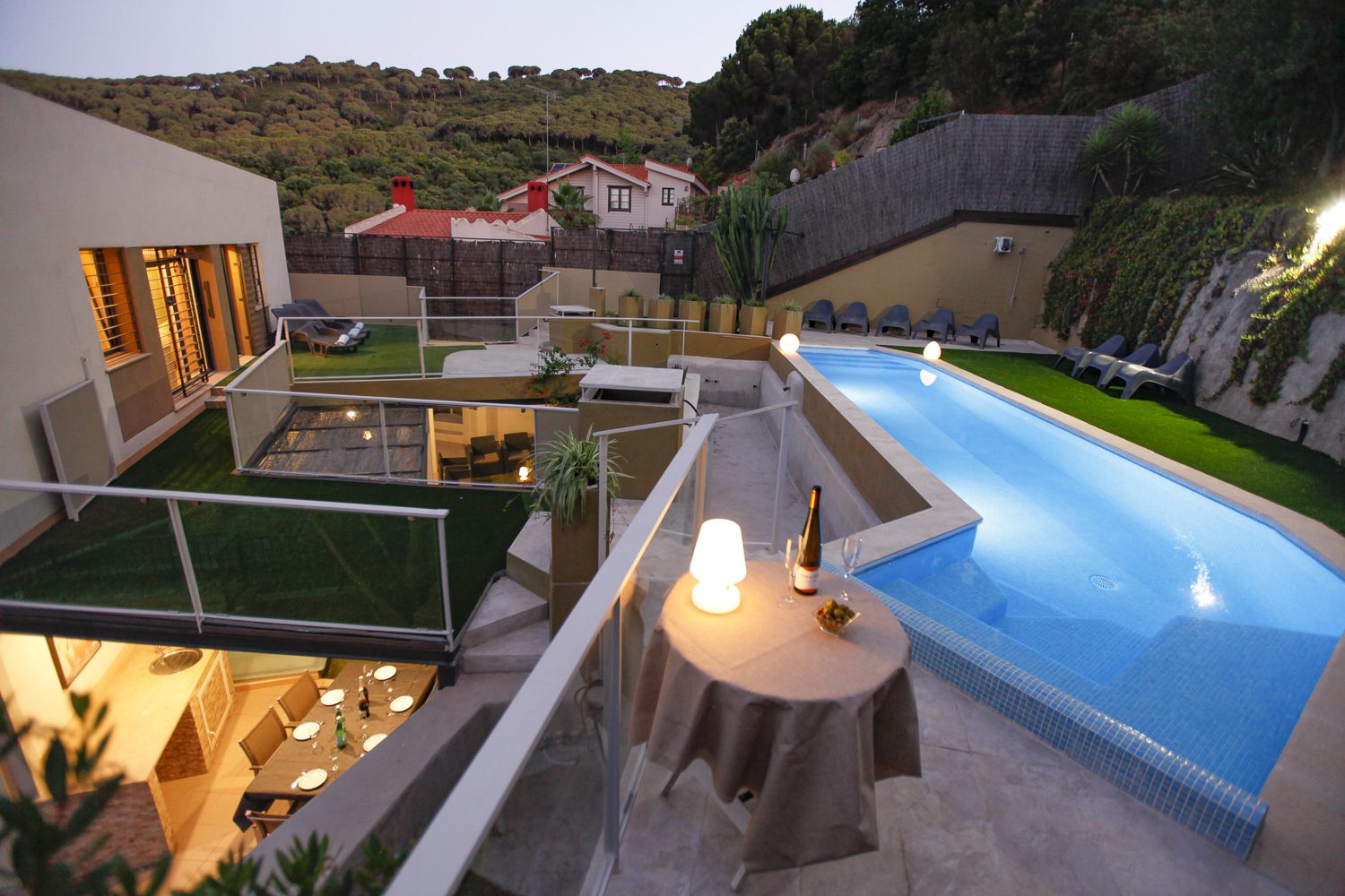 Villa Barcelona Coast rental pool 