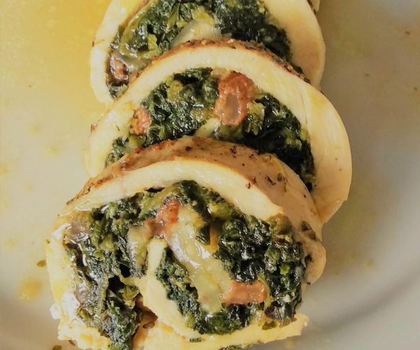 CHICKEN BREAST STUFFED WITH SPINACH